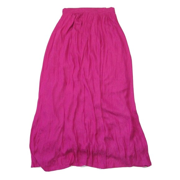 NWT Anthropologie Akemi + Kin Paros in Raspberry Pink Paisley Maxi Skirt 4 $118 - Picture 4 of 9
